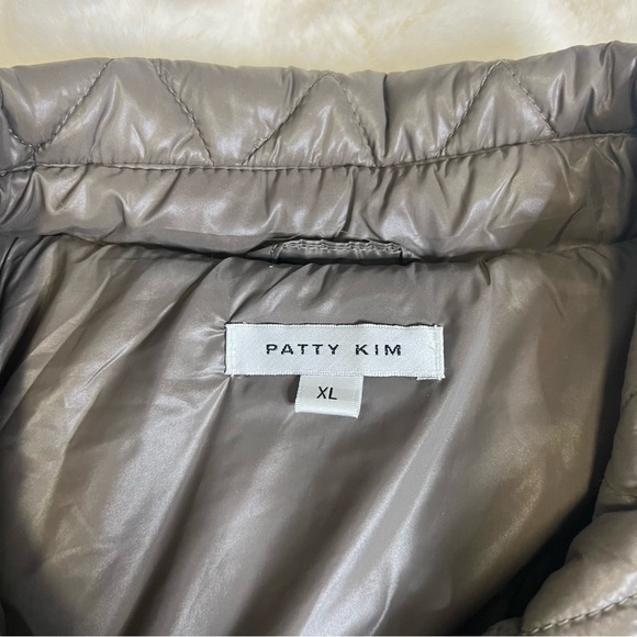 PATTY KIM Quilted Gray Coat - Picture 4 of 6